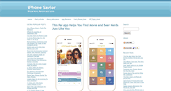 Desktop Screenshot of iphonesavior.com